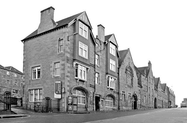 John Knox House, High Street, Edinburgh  -  on a winter afternoon