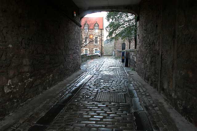 John Knox House, High Street, Edinburgh  -  on a winter afternoon