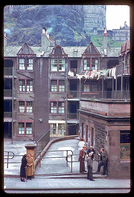 Photograph taken by Charles W Cushman in 1961 - Portsburgh Square