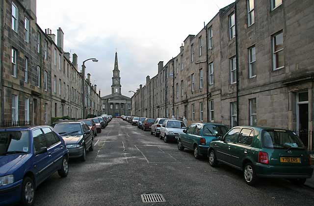 Prince Regent Street,to the west of North Junction Street,  Leith