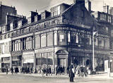 Photograph by Norward Ingles  -  The corner of Princes Street and Castle Street  -  Early 1950s