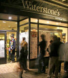 First day of sales for the latest Harry Potter Book at Waterston's Bookshop at the East End of Princes Street