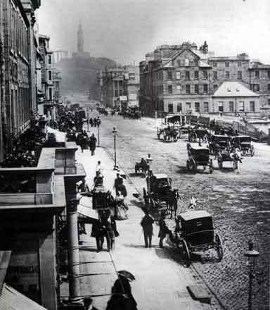 Photogrraph of Waverley at the East End of Princes Street - by George Washington Wilson