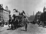 Princes Street  -  Looking to the east at Waverley  -  Horfse Tram