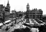 Princes Street  -  Looking East from Scott Monument  -  1920