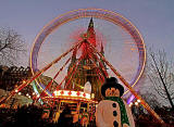 Edinburgh Wheel and Scott Monument - December 2011