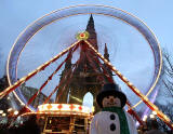 Edinburgh Wheel and Scott Monument - December 2011