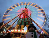 Edinburgh Wheel and Scott Monument - December 2011