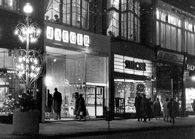Princes Street Shops - Jaeger to Salisbury - 1960s?