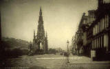 Princes Street with GW Wilson Van  -  George Washington Wilson