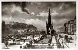 Princes Street, looking West  -  Post Card  -  Alex G Anderson
