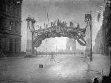 Princes Street  -  Looking west from outside the North British Hotel  -  following the Coronation of King Edward VII