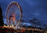 The Edinburgh Wheel and Edinburgh Castle  -  Christmas 2011