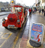 Santa Train in Princes Street  -  Christmas, 2011