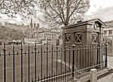 Police Box in the NW corner of Princes Street Gardens