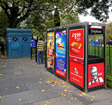 Police Box in the NW corner of East Princes Street Gardens  -  October 2010