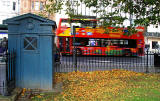 Police Box in the NW corner of East Princes Street Gardens  -  October 2010