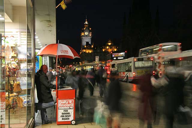 Princes Street near Hanover Street