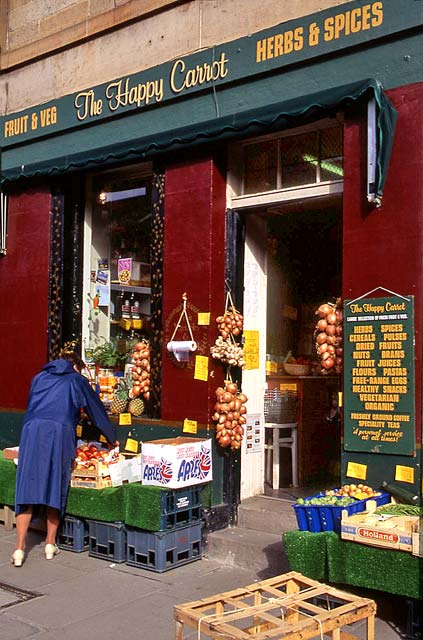 The Happy Carrot, 26 Raeburn Plcce, Stockbridge  -  December 1992