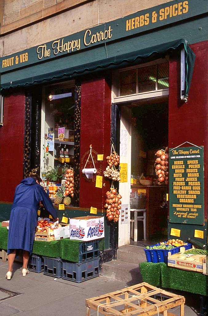 The Happy Carrot, 26 Raeburn Plcce, Stockbridge  -  December 1992