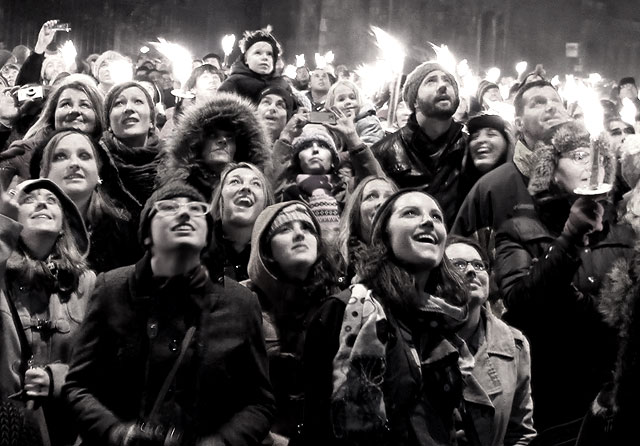 Edinburgh Torchlight Procession  -  December 30, 2012