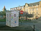 Police Box on the corner of Richmond Lane and Gilmour Street