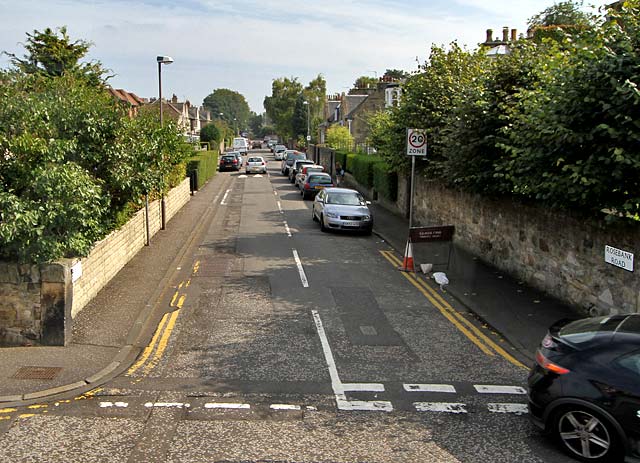 Looking to the east along Rosebank Road from Granton Road  - September 2010