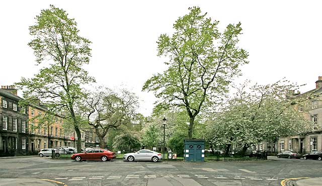 Police Box in Rutland Square, West End, Edinburgh