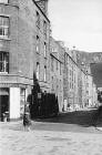 Dumbiedykes Survey Photograph - 1959  -  St Leonard's Lane, looking towards Salisbury Crags