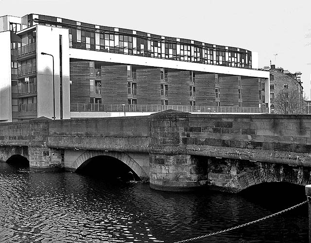 Looking NW across the bridge at Sandport Place towards Ronadson's Wharf - 2011