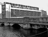 Looking N across the bridge at Sandport Place towards Ronadson's Wharf  -  2011