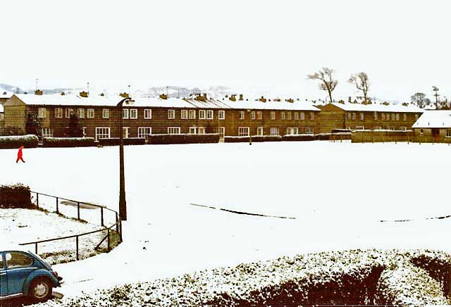 Saughton Mains Gardens  -  Winter 1977