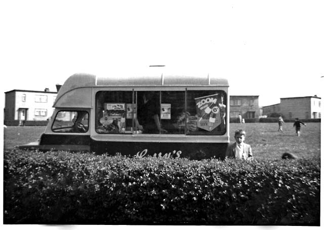 Saughton Mains Gardens  -  Winter 1977