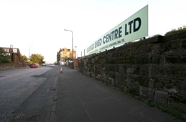 Seafield Road  -  Possible base of an old railway bridge