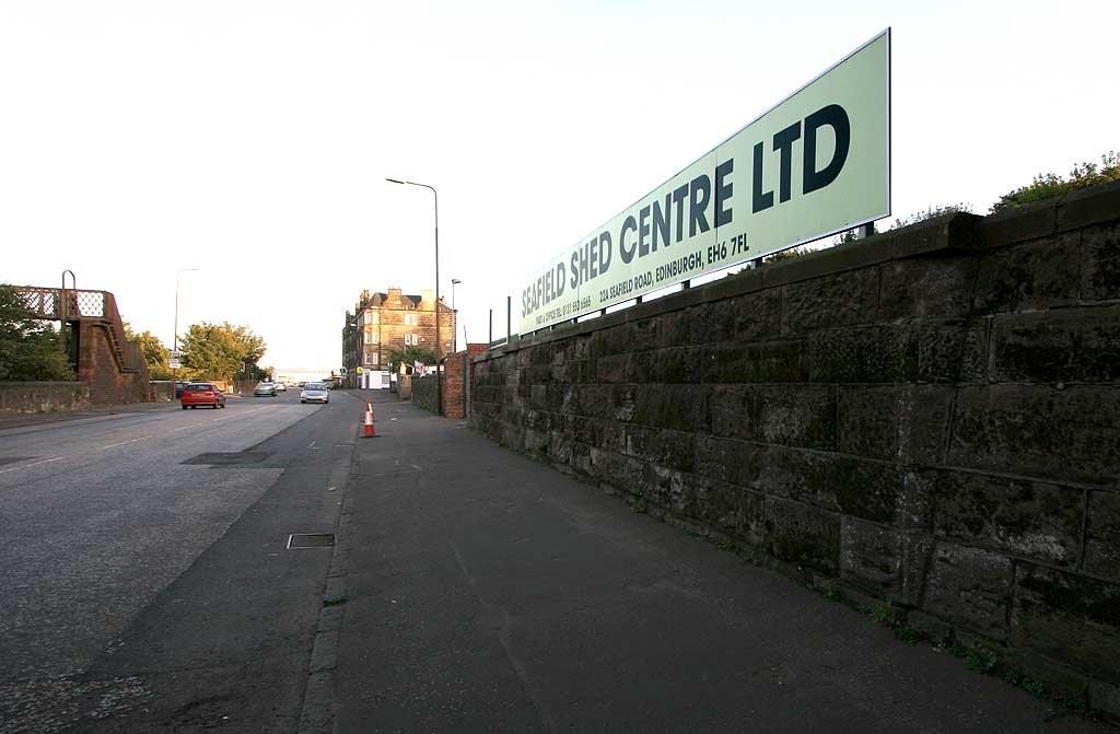 Seafield Road  -  Possible base of an old railway bridge