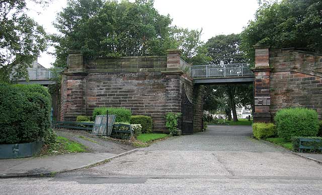 Railway Bridges at the entrance to Seafiele Cemetery