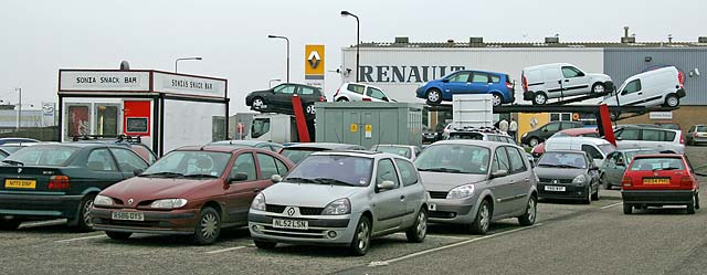 Snack Bar at Seafield Way  -  February 2006