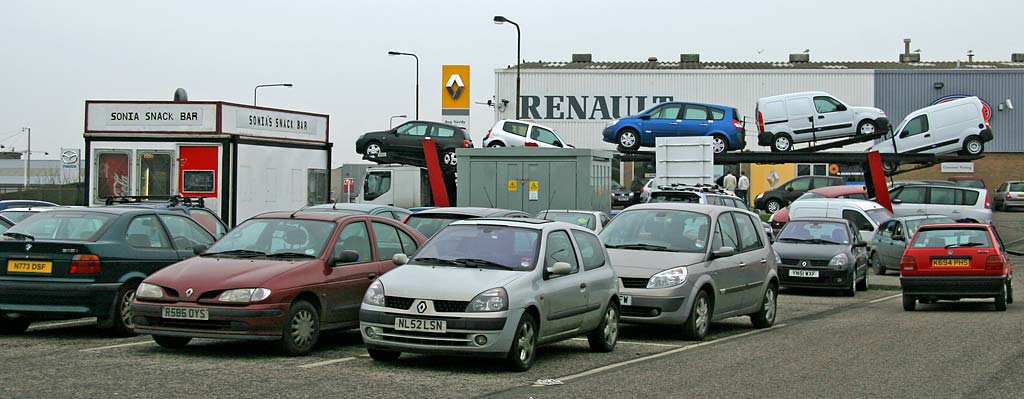 Snack Bar at Seafield Way  -  February 2006