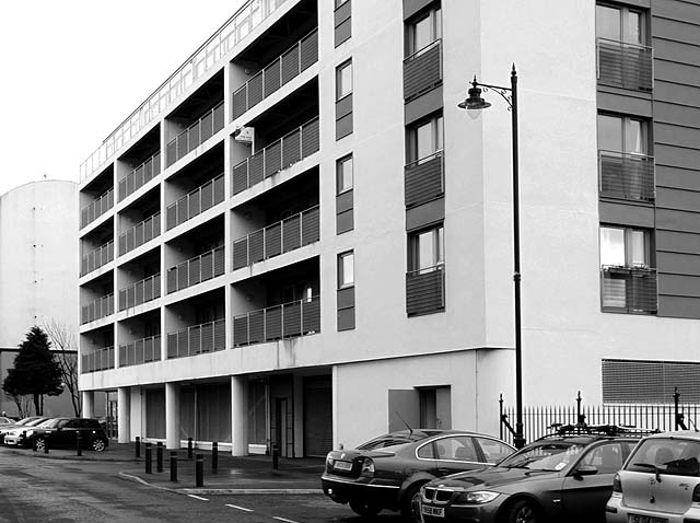 The corner of Parliament Street (formerly St Andrew Street) and Sheriff Brae