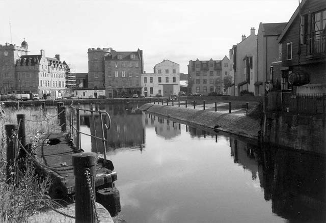 Leith Docks  -  Near Dock Place, looking towards the Water of Leith at the Shore