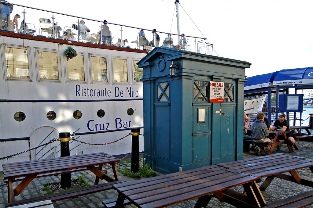 The Shore - Police Box beside Cruz Restaurant - Police Box for sale, May 2012