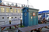 The Shore - Police Box beside Cruz Restaurant  -  Police Box for sale, May 2012
