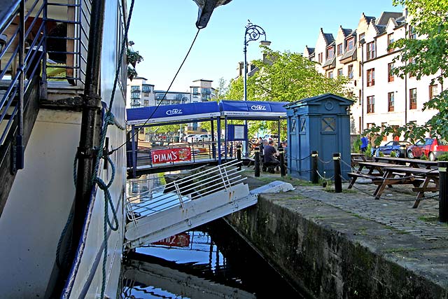 The Shore - Police Box beside Cruz Restaurant  -  Police Box for sale, May 2012