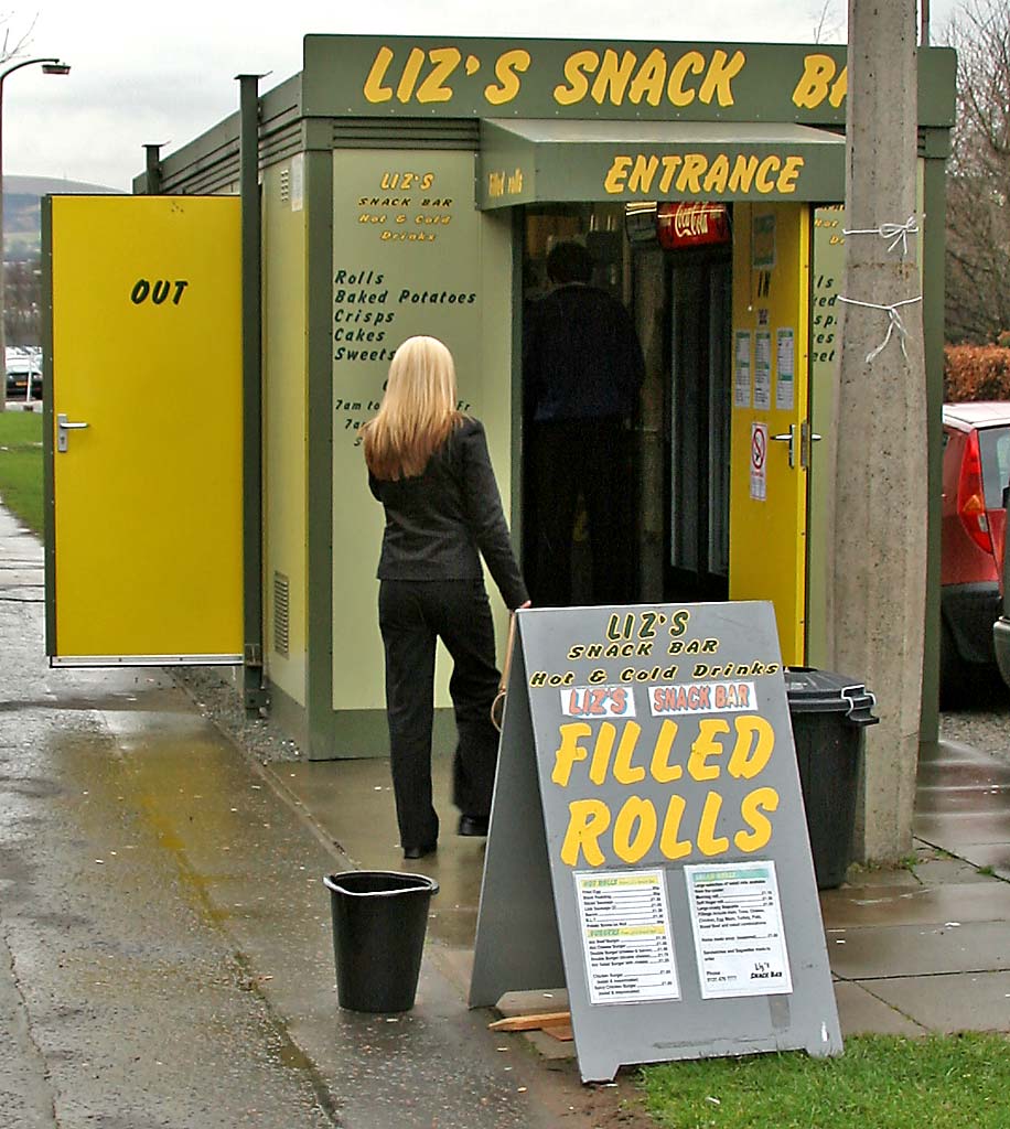 Snack Bar in New Mart Road, Slateford  -  7 December 2005