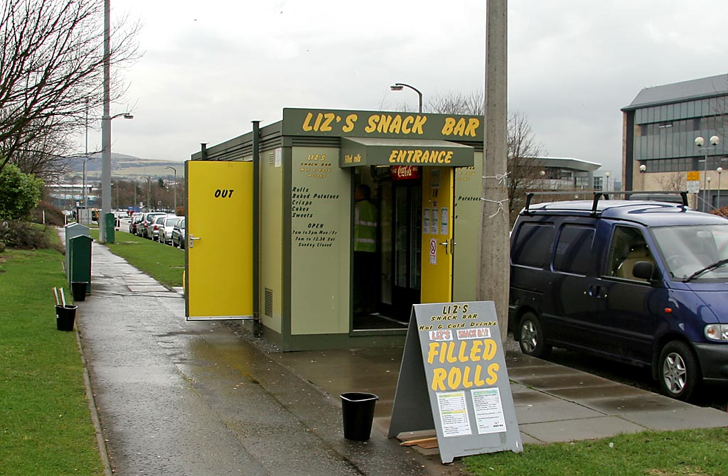 Snack Bar in New Mart Road, Slateford  -  7 December 2005