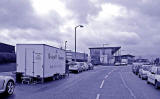 Snack Bar in front of the Forth 107 Radio Station headquarters in South Gyle Crescent  -  March 2006