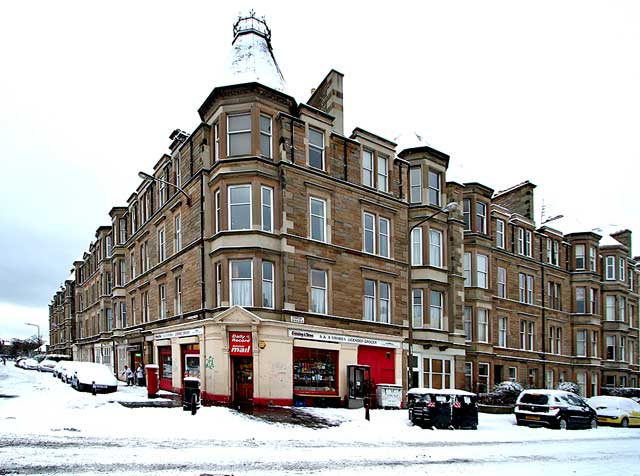 The corner of Cargil Terrace and South Trinity Road  -  December 2009