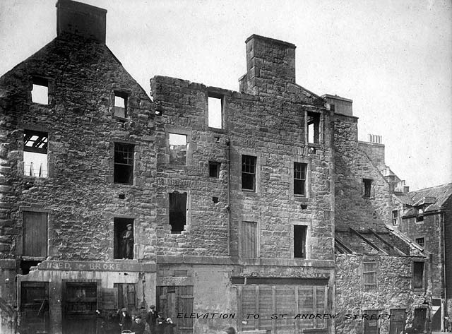 Upper Drawbridge over the Water of Leith at Sandport Place, Leith - 1910