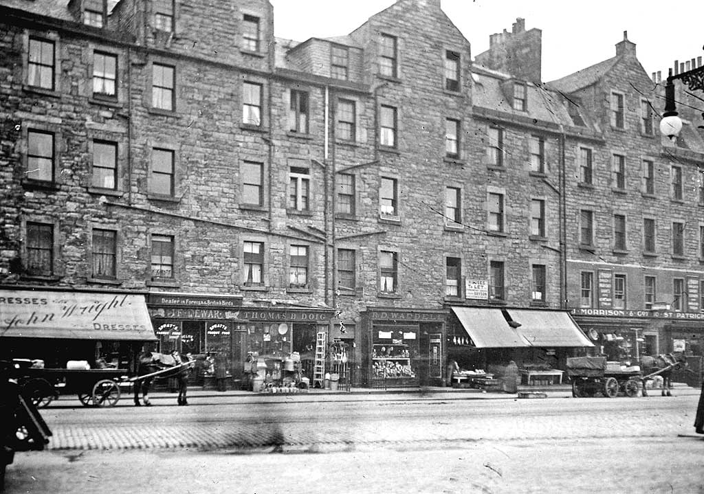 Shops in St Patrick Square - early 1900s