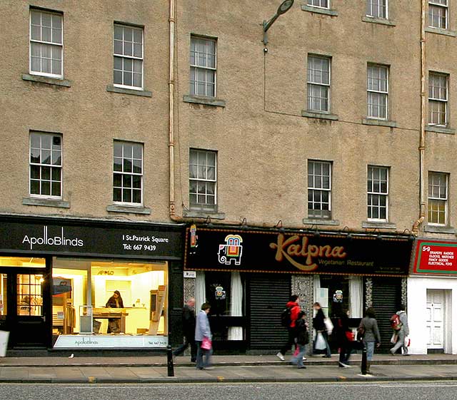 Shops in St Patrick Square, Edinburgh  -  2009